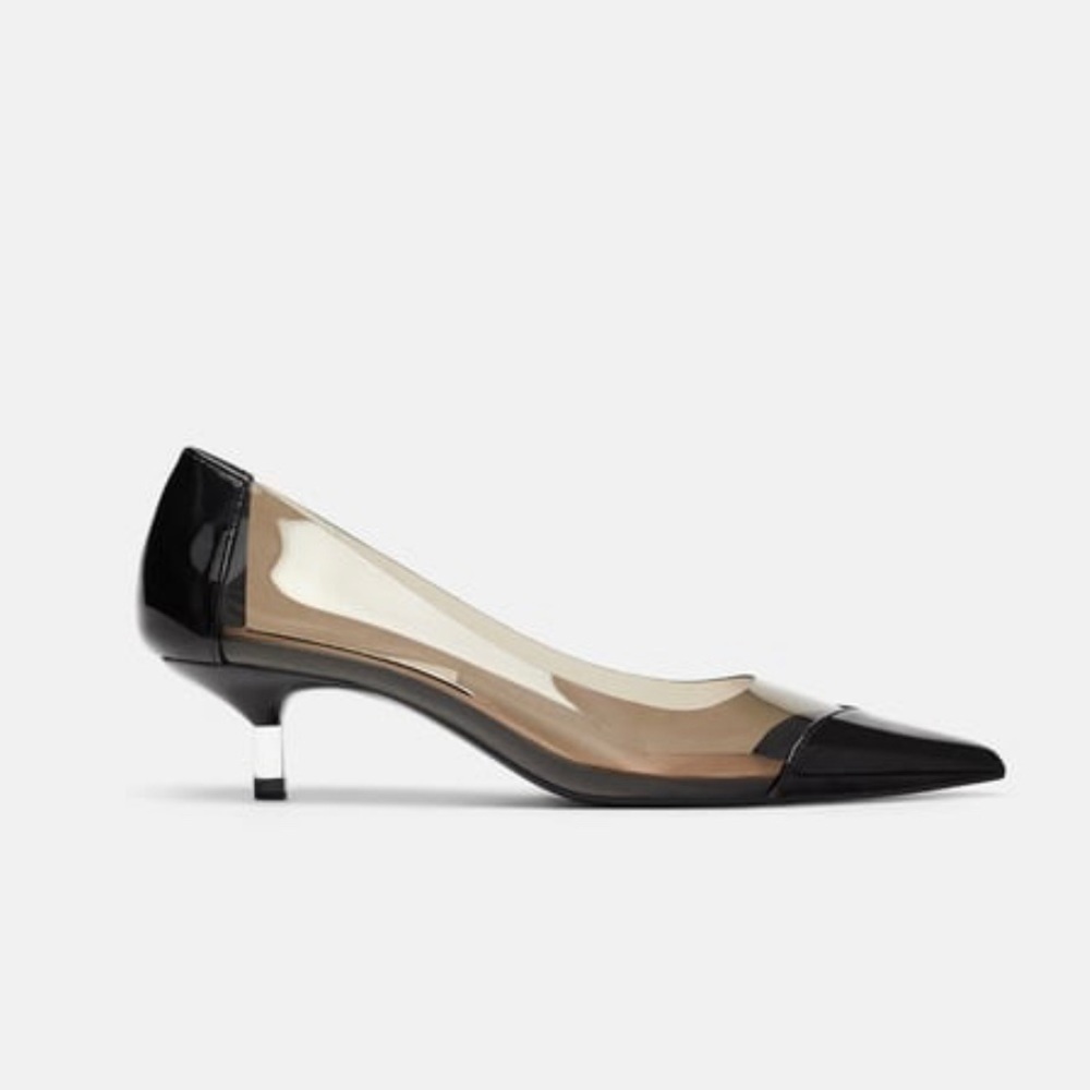 ZARA Vinyl Court Shoes